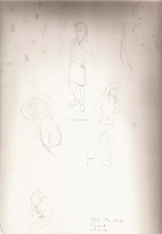 Various poses... foxes... roses... light blasts...