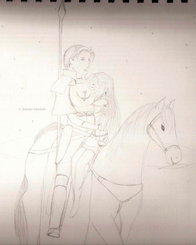 Romance... with an injured soldier and a very worried princess. And a horse.